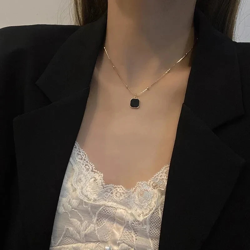 Square Pendant Chain