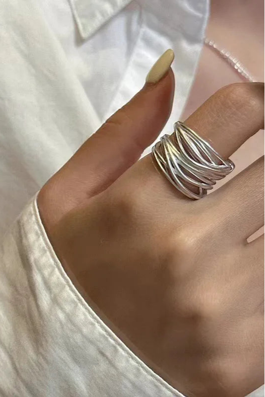 Aella Silver Ring