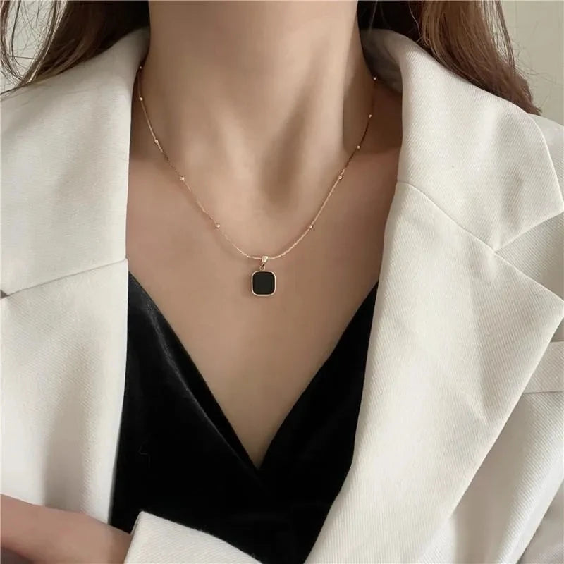 Square Pendant Chain