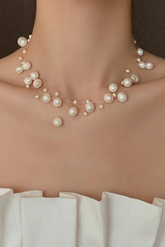 Ayla Layered Pearl Necklace